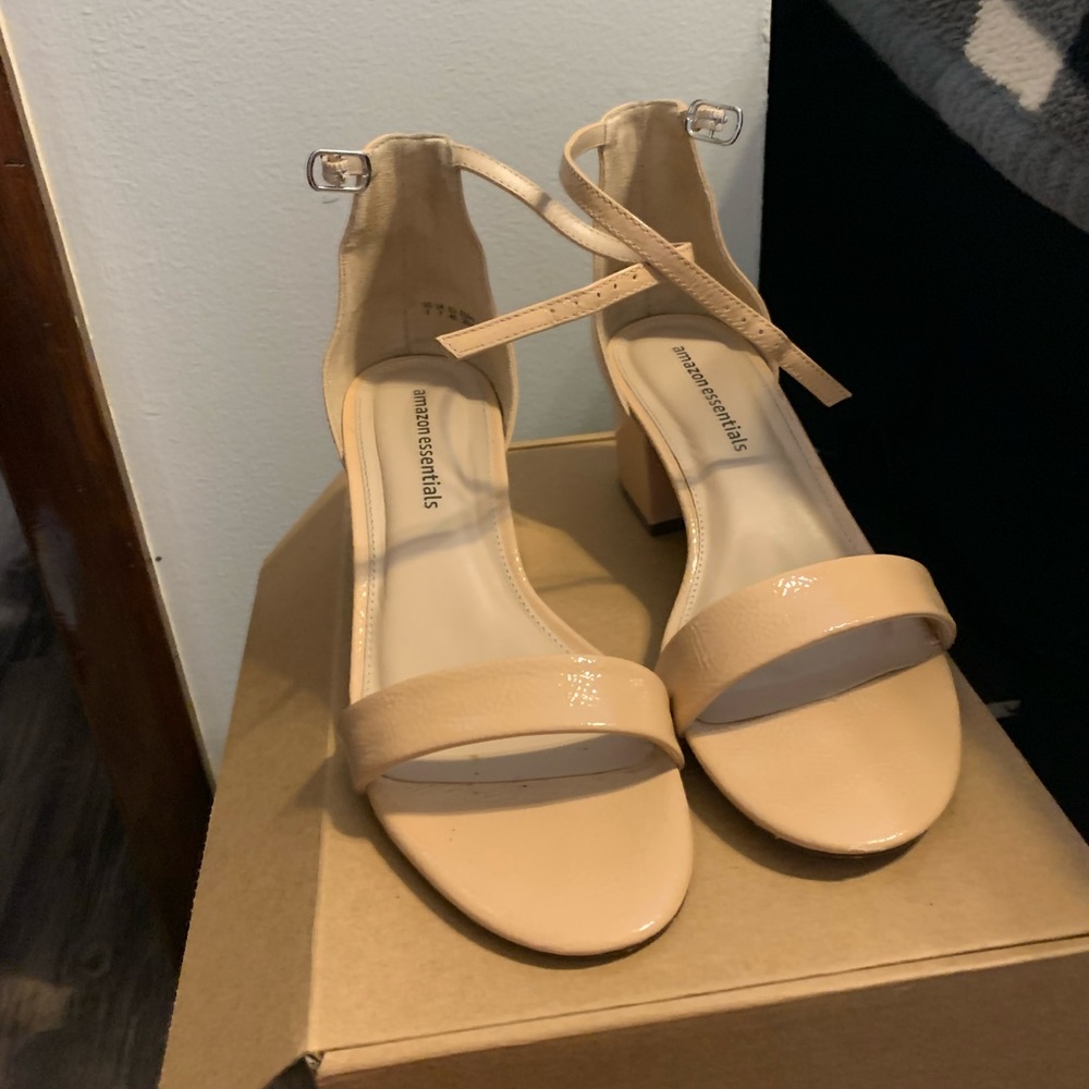 Tan Woman’s heels